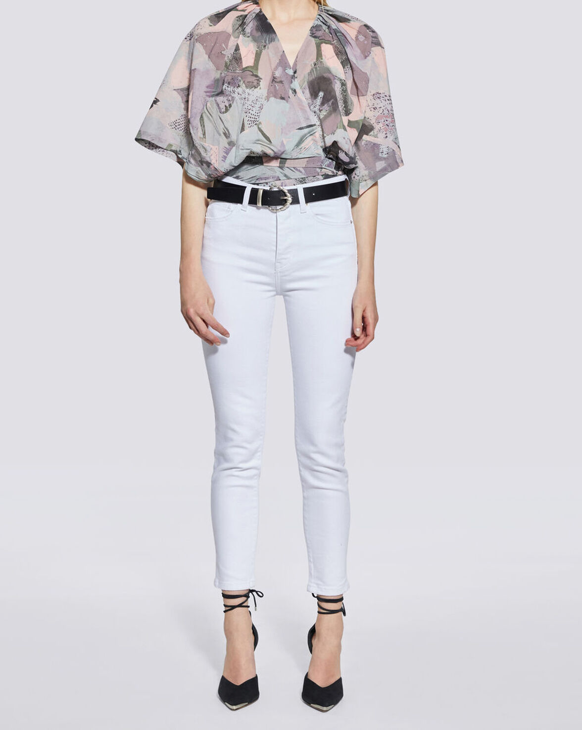 GALLOWA MID RIDE SKINNY ANKLE JEANS image number null